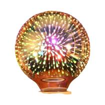 Lâmpada LED Vintage Edison 3D E27 6W 85-265V Luz De Fogos De Artifício Para Árvore De Natal E Noite