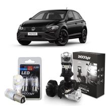 Lampada led vw polo track 2024 2025 projetor eliptico com drl e lanterna