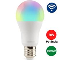 Lâmpada LED Wi-Fi Smart EWS 409 Bivolt Bocal E27 Potência 9W 806 lm RGB (16 milhões de cores)