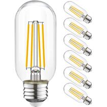 Lâmpada LED WinSaled T45 regulável 6W 750lm 2700K E26, pacote com 6