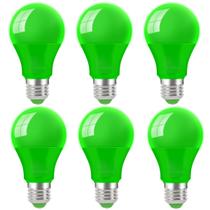 Lâmpada LED Wivety Green A19 E26 9W para exterior e interior