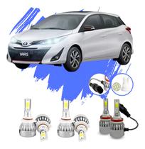 Lâmpada Led Yaris Toyota 2018 A 2022 Kit V10 - Efeito Xênon