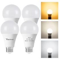 Lâmpada LED Youtime A19 9W (equivalente a 60W) 3 cores