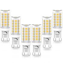 Lâmpada LED YUIIP G9 regulável 4W 4000K 380lm 120V Pacote com 6