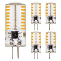Lâmpada LED ZHENMING G4 3W 120V regulável branca quente 3000K (x5) Lâmpada LED ZHENMING G4 3W 120V regulável branca quente 3000K (x5)