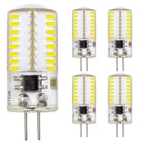 Lâmpada LED ZHENMING G4 3W 120V regulável em branco frio 6000K (x5) Lâmpada LED ZHENMING G4 3W 120V regulável em branco frio 6000K (x5)