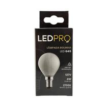 Lâmpada Ledpro Bolinha Dimerizavel G45 127V 2700K 4W E14 - Bella Iluminação - LPE1402G4527 Lâmpada Ledpro Bolinha Dimerizavel G45 127V 2700K 4W E14 - Bella Iluminação - LPE1402G4527