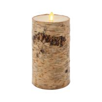 Lâmpada Luminara Pillar Candle Real Birch Bark 10x18 cm Lâmpada Luminara Pillar Candle Real Birch Bark 10x18 cm