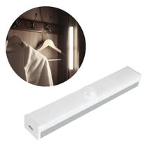 Lâmpada Luminária Barra Led Sensor Presença Sem Fio USB Luz Branco Frio Ou Branco Quente Para Closets Gavetas Armários
