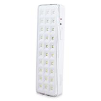 Lâmpada Luminária De Emergência 30 Leds Litio Slim Lâmpada Luminária De Emergência 30 Leds Litio Slim