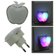 lâmpada luminária led noturna quarto de criança maça lâmpada luminária led noturna quarto de criança maça