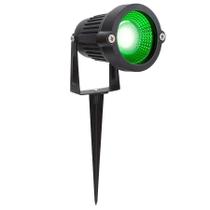 Lâmpada Luminária Super LED Espeto jardim Spot 7W Luz Verde Lâmpada Luminária Super LED Espeto jardim Spot 7W Luz Verde