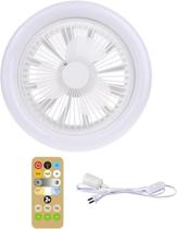 Lâmpada Luminária Ventilador De Teto E27 Controle Remoto