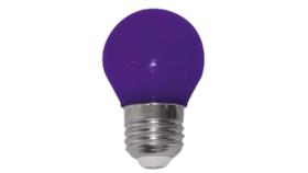 Lâmpada luminatti lm2106 bolinha led 1w roxa 127v-220v Lâmpada luminatti lm2106 bolinha led 1w roxa 127v-220v