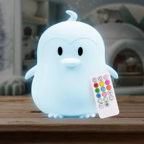 Lâmpada Lumipets Penguin Night Light com controle remoto de 9 cores Lâmpada Lumipets Penguin Night Light com controle remoto de 9 cores