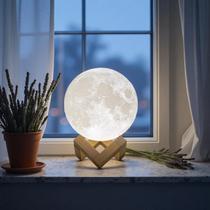 Lâmpada Lunar 3D LED Com Bateria, Interruptor Táctil, Luz Noturna Para Decoração De Quarto 6cm 8cm Lâmpada Lunar 3D LED Com Bateria, Interruptor Táctil, Luz Noturna Para Decoração De Quarto 6cm 8cm