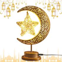 Lâmpada lunar Lifnatty Ramadan Decorações USB Eid Mubarak