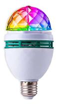 Lampada luz balada rotativa giratoria de led 3w colorida bivolt 15x8cm0 - Bons