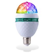 Lâmpada/Luz Balada Rotativo Led 3W Colorida Bivolt