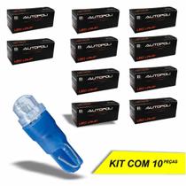 Lâmpada Luz de Painel Porta Luvas Autopoli LED Esmagadinha Azul 12V 0,9W - 10 Peças Lâmpada Luz de Painel Porta Luvas Autopoli LED Esmagadinha Azul 12V 0,9W - 10 Peças