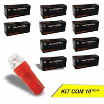 Lâmpada Luz de Painel Porta Luvas Autopoli LED Esmagadinha Vermelho 12V 0,9W - 10 Peças Lâmpada Luz de Painel Porta Luvas Autopoli LED Esmagadinha Vermelho 12V 0,9W - 10 Peças