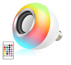 Lampada Luz Led Caixa Som Festa Musica Bluetooth Balada Rgb