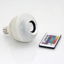 Lampada Luz Led Rgb Bluetooth Caixa Som Controle Remoto Lampada Luz Led Rgb Bluetooth Caixa Som Controle Remoto