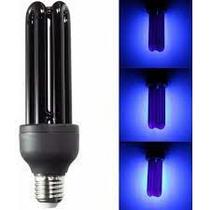 Lâmpada Luz negra fluorescente efeito Neon bocal E27 36w 127v