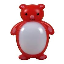 Lâmpada Luz Noturna Divertida Led Urso Rosa 1w Bivolt - G20