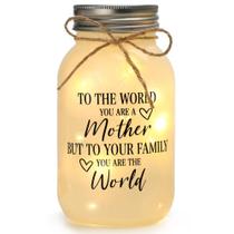 Lâmpada Maracco Mason Jar Night Light com 10 LEDs quentes Lâmpada Maracco Mason Jar Night Light com 10 LEDs quentes