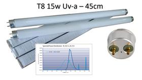 Lampada Mata Mosquito Mosca Uv-a 15w 45cm Armadilha Lumin. 4 unid