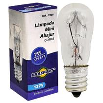Lâmpada Mini Abajur 7w S19 Incandescente E12 127v Lâmpada Mini Abajur 7w S19 Incandescente E12 127v