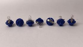 Lampada mini pinguinho com soquete azul serve div veics
