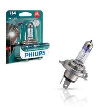 Lampada Moto H4 Philips Xtreme Vision + 130% Luz Cb Fazer Xt