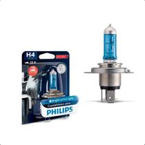 Lâmpada Moto Halógena H4 Crystal Vision Philips 55W 12V