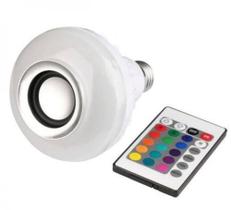 Lâmpada Multicolorido Led Com Caixa De Som Bluetooth 3w - Exbom