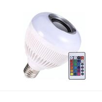 Lampada Musical Caixa Som Bluetooth Led Rgb Com Controle