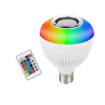 Lampada Musical Caixa Som Bluetooth Led Rgb Com Controle - WJ-L2