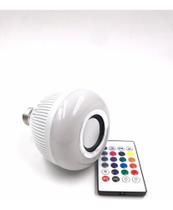 Lampada Musical Caixa Som Bluetooth Led Rgb Controle Wjl2 - Alinee