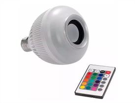 Lâmpada Musical Led Bluetooth Caixa Som E27 Bivolt