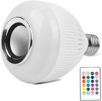 Lâmpada Musical Led Rgb Bulb Bluetooth E Controle Remoto Lâmpada Musical Led Rgb Bulb Bluetooth E Controle Remoto