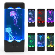 Lâmpada NIUFAN Jellyfish LED Aquarium Night Light 7 cores