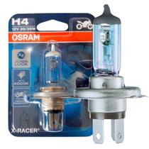 Lâmpada Osram Moto Farol H4 12v 35/35w X-racer Super Branca OS62186XR