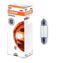 Lampada Osram Torpedo 36mm Luz Leitura Interior Placa Posição 10W 12V SV8.5-8 6461 Unidade