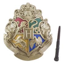 Lâmpada Paladone Harry Potter Hogwarts Crest com controle remoto de varinha