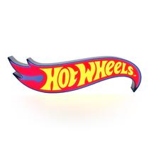Lâmpada Paladone Hot Wheels Logo Light 31cm Dual Modes