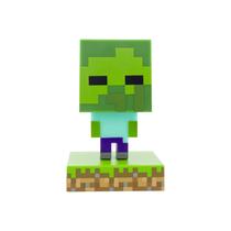 Lâmpada Paladone Minecraft Zombie Portable Night Light 8 cm