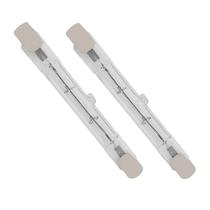 Lâmpada Palito Halogena 100w 220v 78mm 2 Por Embalagem