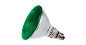 Lampada par 38 100w 127v verde halogena