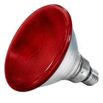 Lampada par 38 80w 127v vermelho